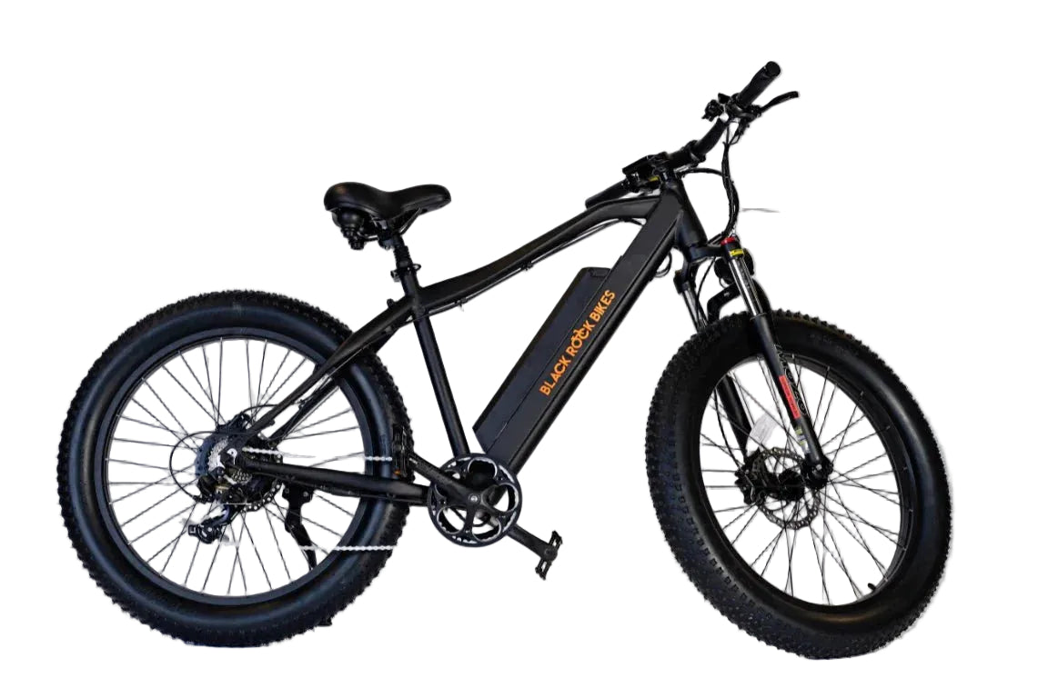 BlackRock Island Warrior Electric Bike 750W – Fat Tire Mountain Ebike