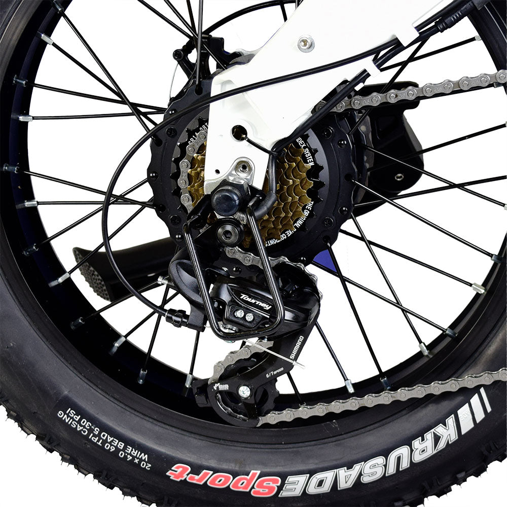 Defiant Fat Tire Folding Electric Jupiter Bike